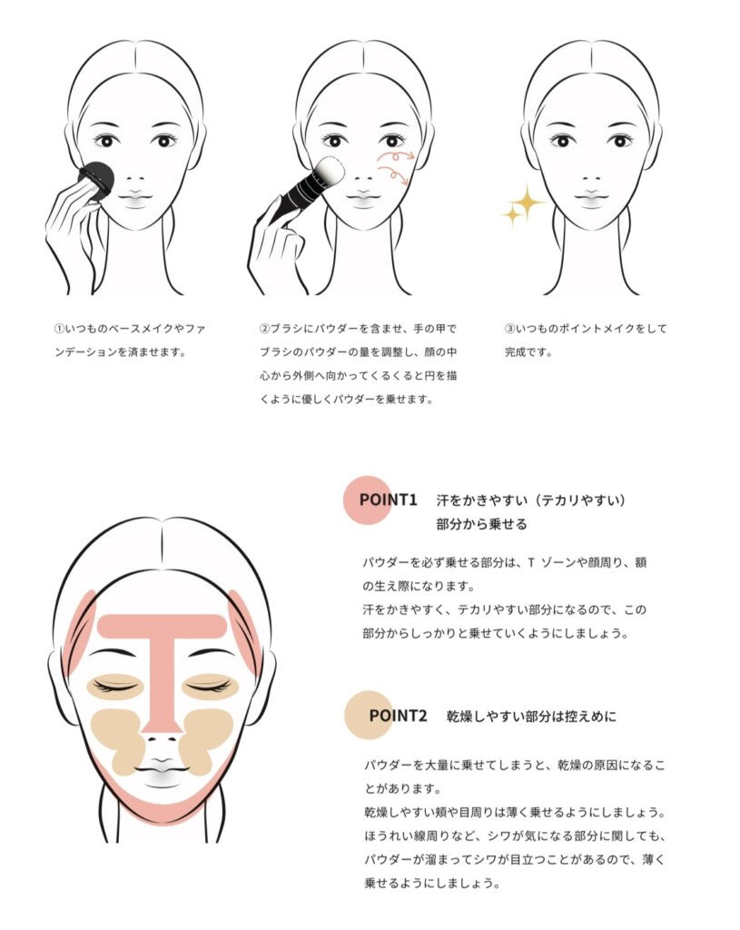 【フェイスパウダー】V3-set up powder　セットアップパウダー