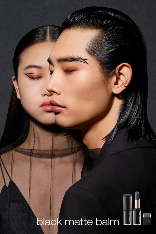 shu uemura「ルージュ アンリミテッド ブラック マット バーム」